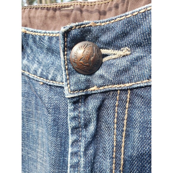Buffalo David Bitton Jeans Men Sz 30 Fit 32 X 30.5 Domax Straight Leg Blue Denim - Picture 12 of 16
